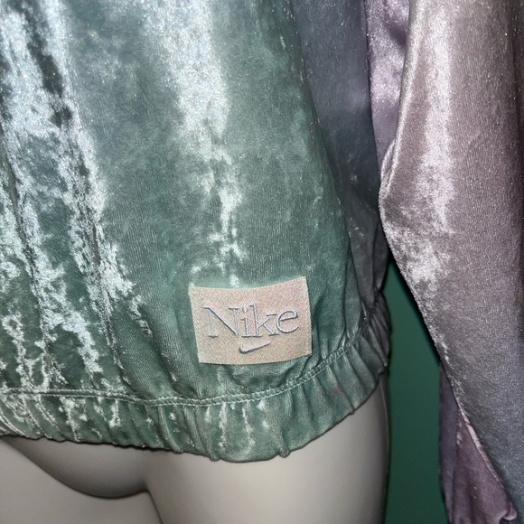 nike blue and purple ombré velvet hoodie - Picture 2 of 3